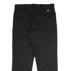 DICKIES Mens Black Classic Zip Trousers W40 L32 Workwear Durable Fit