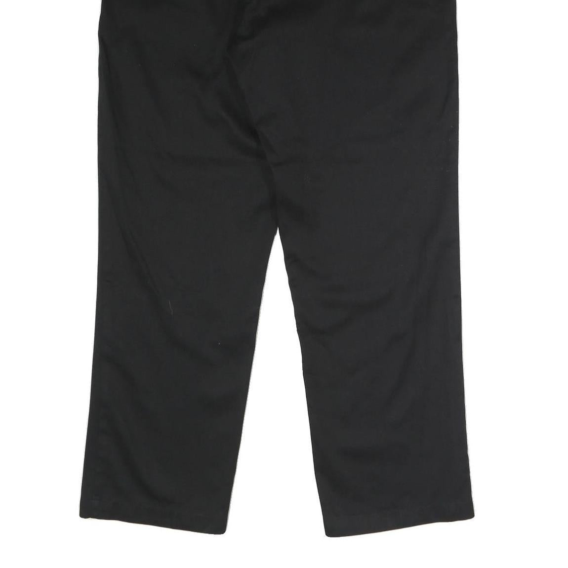 DICKIES Mens Black Classic Zip Trousers W40 L32 Workwear Durable Fit