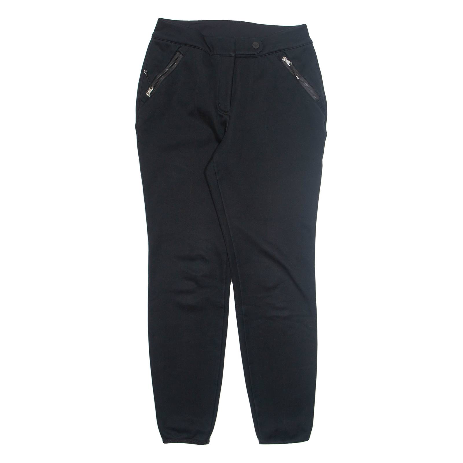 EA7 EMPORIO ARMANI Womens Trousers Black Regular Tapered W28 L29