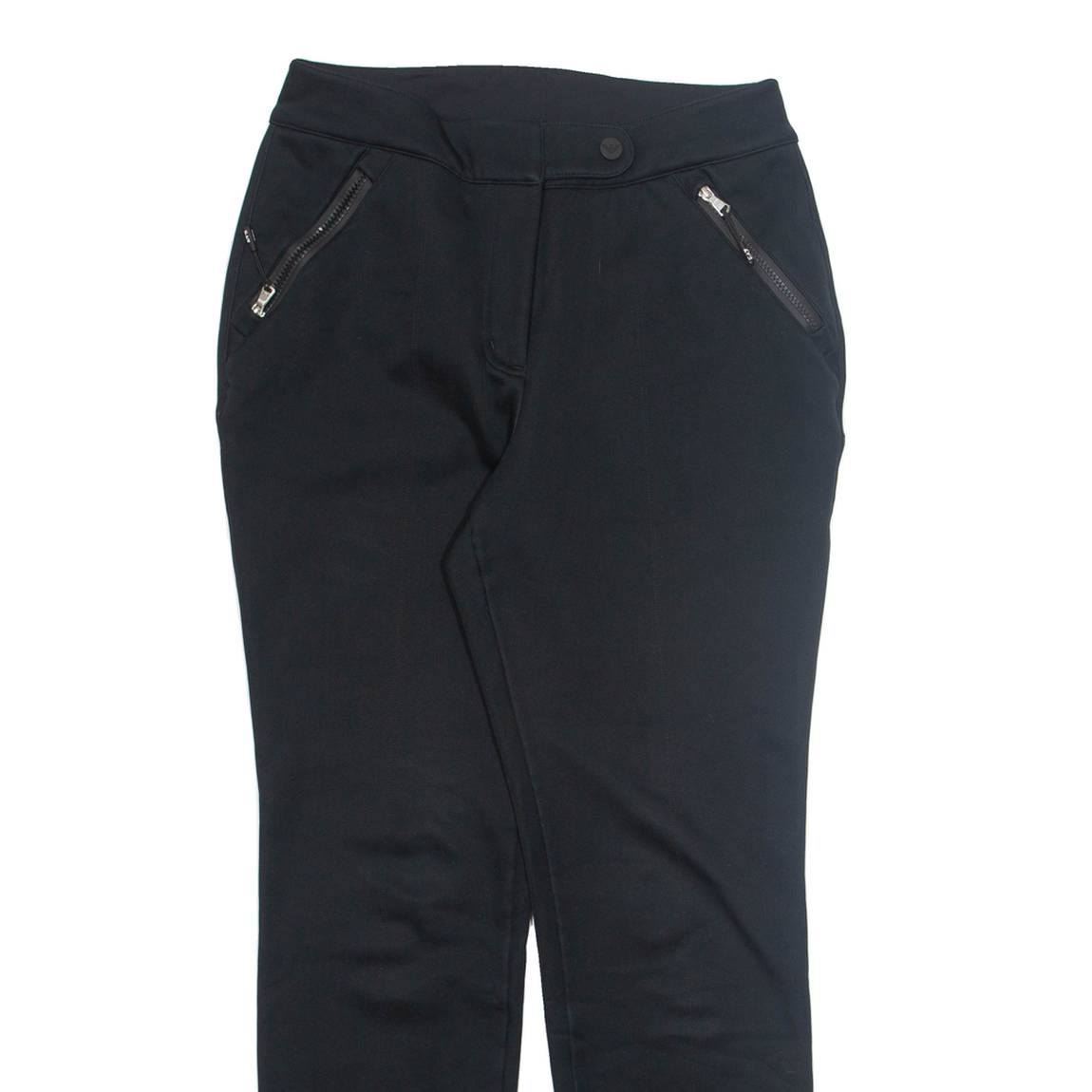 EA7 EMPORIO ARMANI Womens Trousers Black Regular Tapered W28 L29