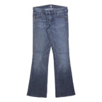 7 FOR ALL MANKIND Womens Jeans Blue Slim Flared Denim Medium W26 L28 Stylish