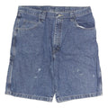 WRANGLER Mens Denim Blue Casual Shorts L W36 Cotton Classic Fit Pocketed