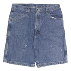 WRANGLER Mens Denim Blue Casual Shorts L W36 Cotton Classic Fit Pocketed