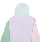 KARL KANI Womens Pastel Blue & Lilac Colourblock Hoodie XS Cotton Blend Casual