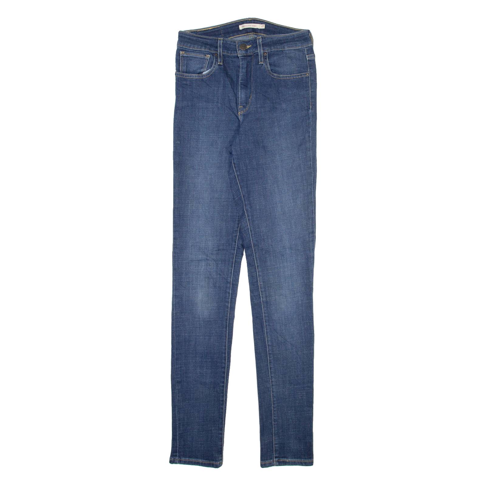 LEVI'S 721 Womens Jeans Blue Slim Skinny W24 L31