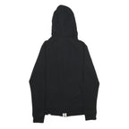 CHAMPION Womens Black Zip Up Hoodie M Casual Sportswear Sweatshirt