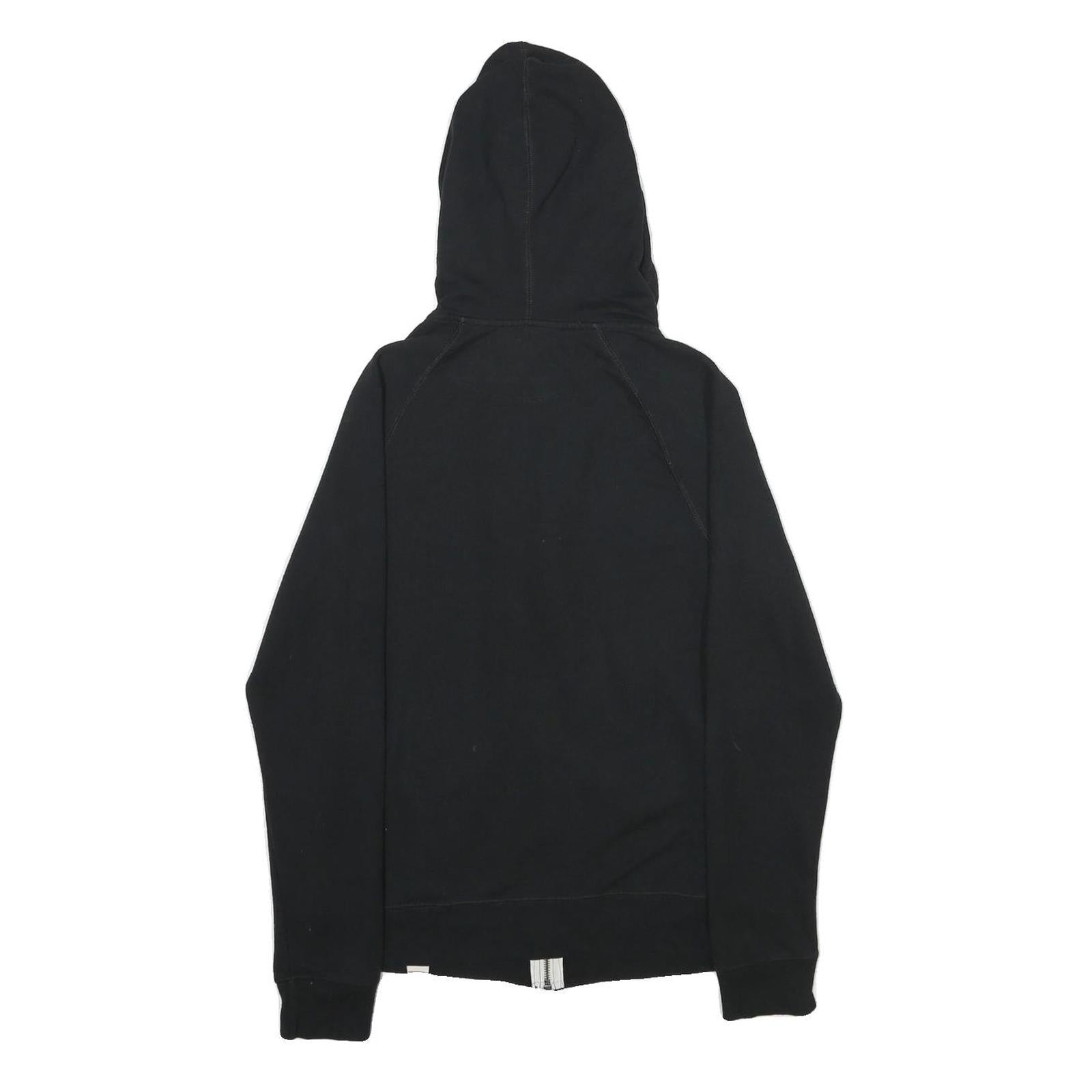 CHAMPION Womens Black Zip Up Hoodie M Casual Sportswear Sweatshirt