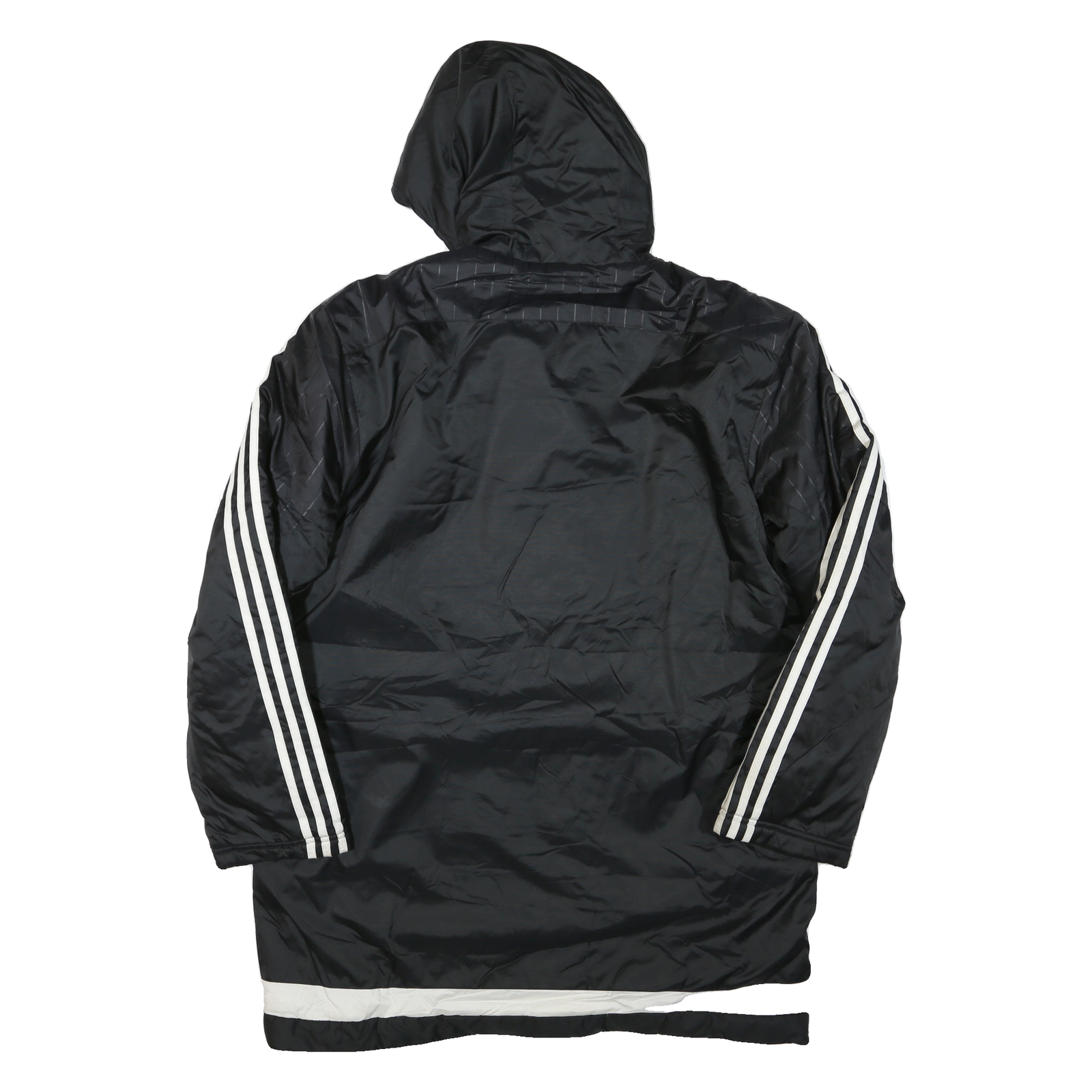 ADIDAS Mens Black & White Indiana Fire Juniors Hooded Track Jacket L Polyester