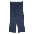 DICKIES Flex 874 Workwear Mens Trousers Blue Regular Straight W30 L30