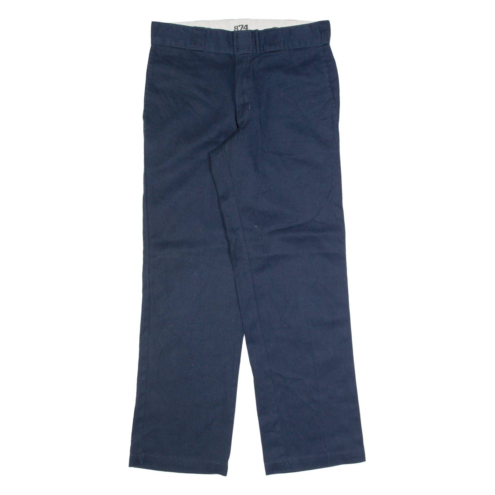 DICKIES Flex 874 Workwear Mens Trousers Blue Regular Straight W30 L30