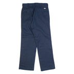 DICKIES Flex 874 Workwear Mens Trousers Blue Regular Straight W30 L30