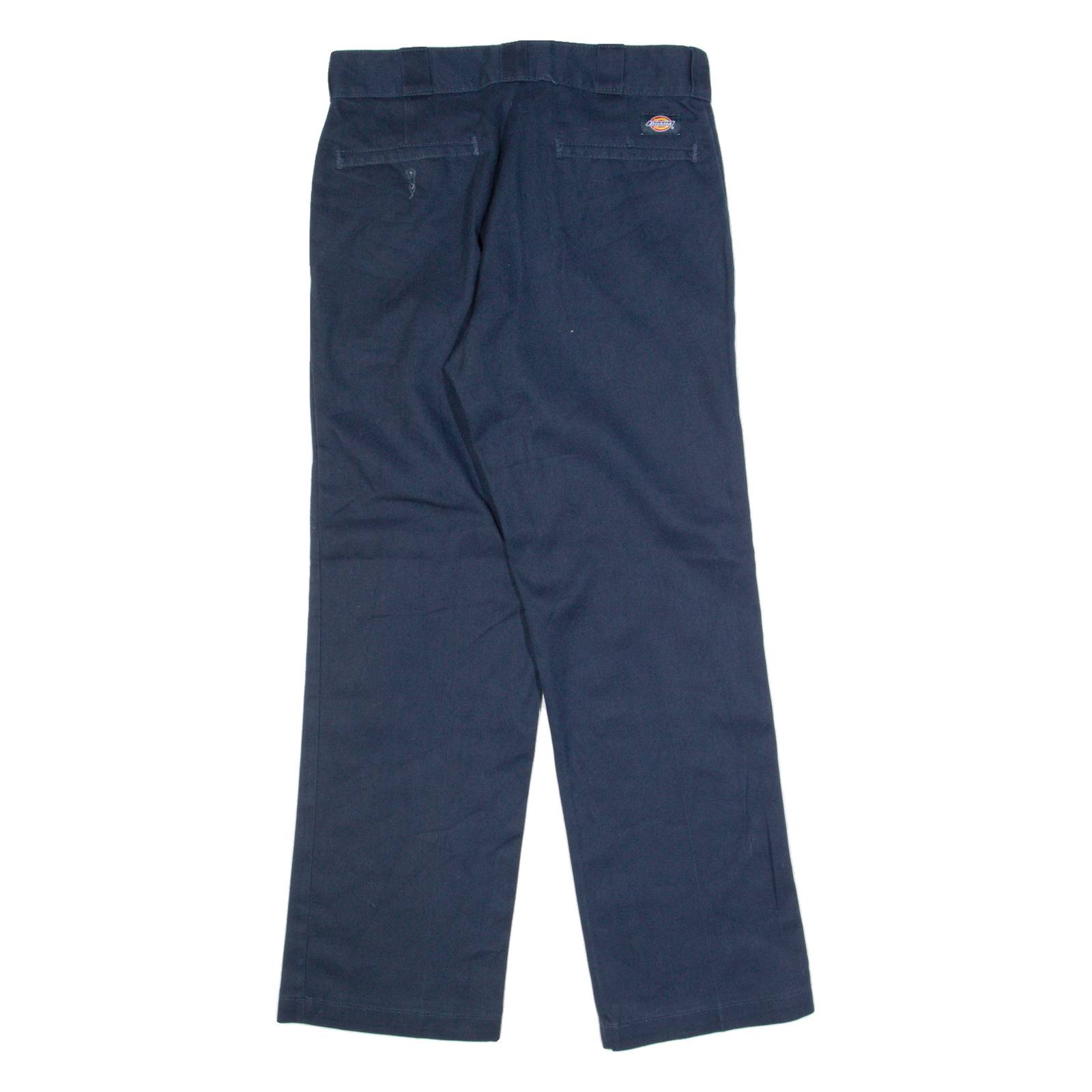 DICKIES Flex 874 Workwear Mens Trousers Blue Regular Straight W30 L30