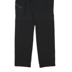 CUTTING EDGE Mens Polyester Blend Black Regular Fit Straight Trousers W30 L31