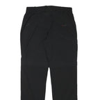 CUTTING EDGE Mens Polyester Blend Black Regular Fit Straight Trousers W30 L31