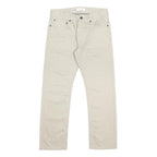 LEVI'S 511 Slim Boys Jeans Beige Slim Skinny Denim Medium W28 L28 Slim Fit Zip