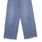LEVI'S Mile High Cropped Wide Leg Womens Jeans Blue Regular Wide-Leg Denim W24