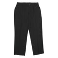DELMOD INTERNATIONAL Womens Polyester Black Regular Straight Trousers W30 L28