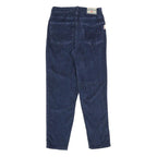 CASUCCI Womens Cotton Navy Regular Fit Straight Leg Trousers W26 L30 Classic