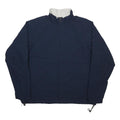 NIKE Mens Navy Blue Sports Zip Jacket XL Polyester Plain Breathable Casual