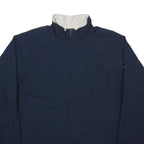 NIKE Mens Navy Blue Sports Zip Jacket XL Polyester Plain Breathable Casual