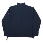 NIKE Mens Navy Blue Sports Zip Jacket XL Polyester Plain Breathable Casual