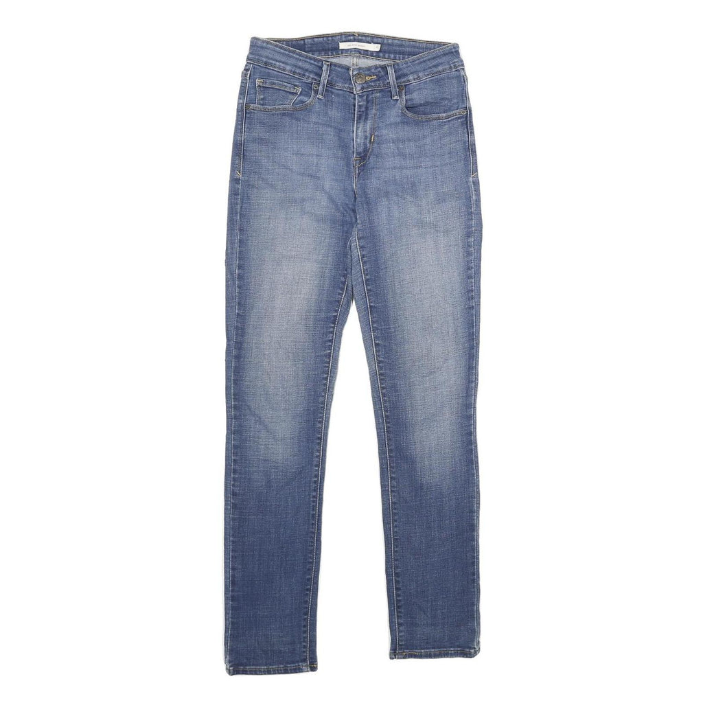LEVI'S Mid Rise Skinny Womens Jeans Blue Regular Skinny Denim Light W27 L30