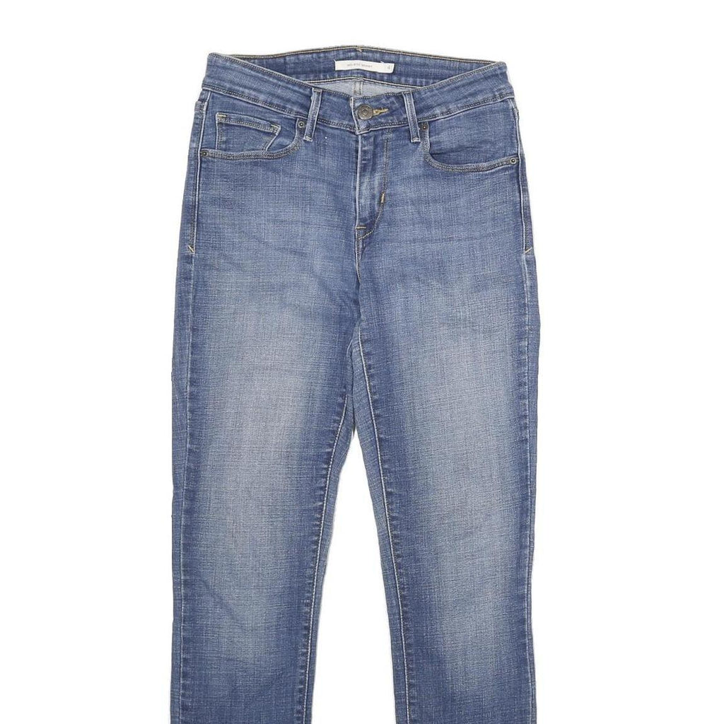 LEVI'S Mid Rise Skinny Womens Jeans Blue Regular Skinny Denim Light W27 L30