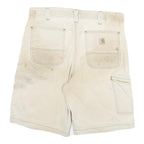 CARHARTT Mens Shorts Beige XL W34 Cotton Blend Casual Workwear Utility