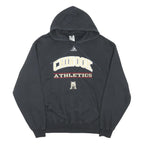 ADIDAS Mens Black Chinook Athletics Pullover Hoodie S Cotton Blend Drawstring