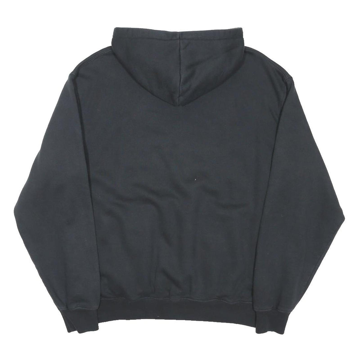 ADIDAS Mens Black Chinook Athletics Pullover Hoodie S Cotton Blend Drawstring
