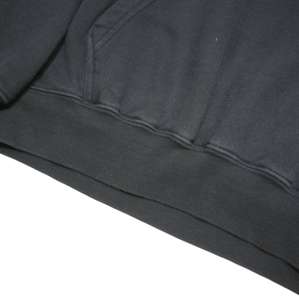 ADIDAS Mens Black Chinook Athletics Pullover Hoodie S Cotton Blend Drawstring