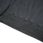 ADIDAS Mens Black Chinook Athletics Pullover Hoodie S Cotton Blend Drawstring