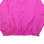 MARIKA Womens Pink Nylon Zip Jacket L Windbreaker Plain Lightweight Outdoor