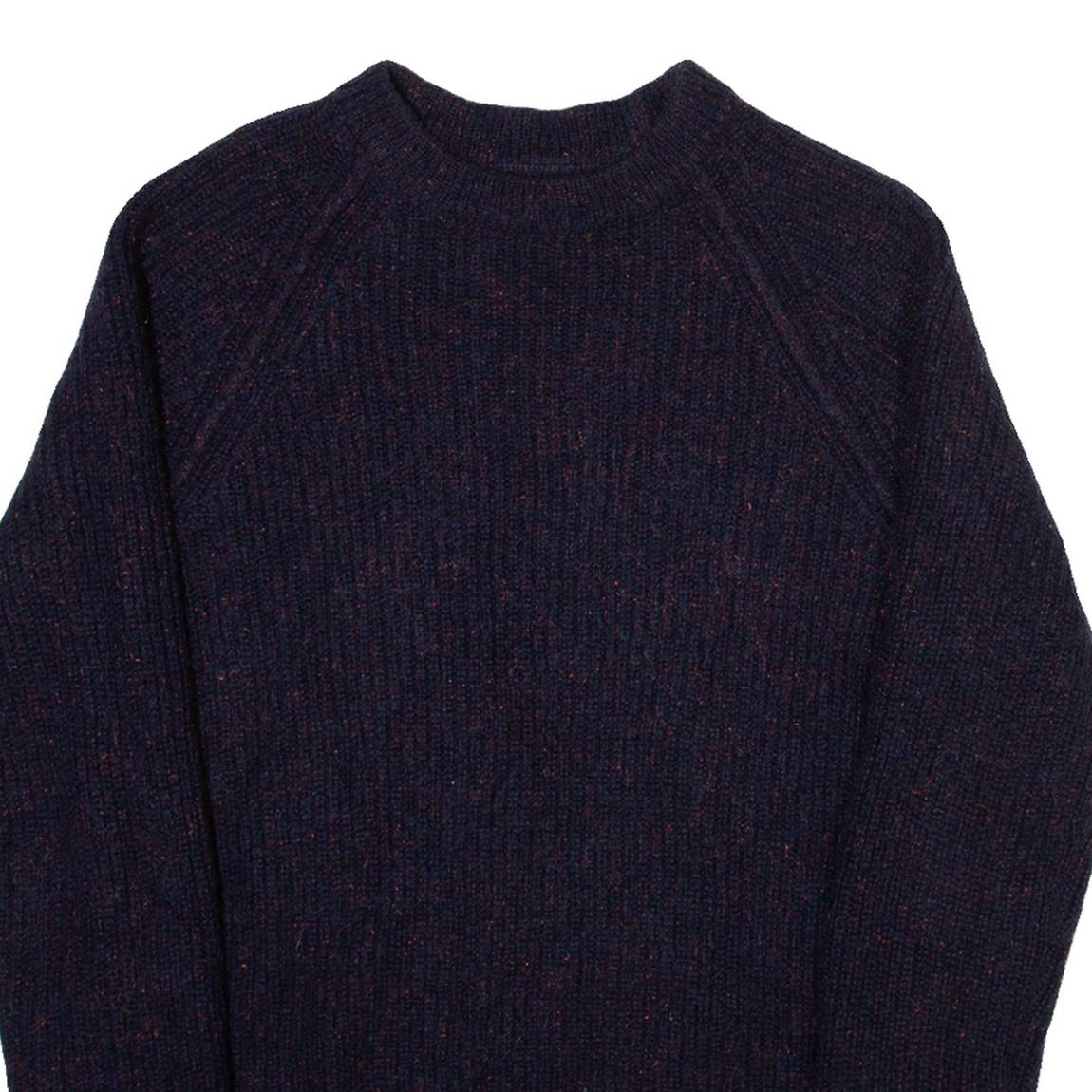 REISS Womens Jumper Blue Tight Knit XS