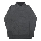 CALVIN KLEIN PERFORMANCE Womens Grey Crew Neck L Cotton Blend Sweatshirt