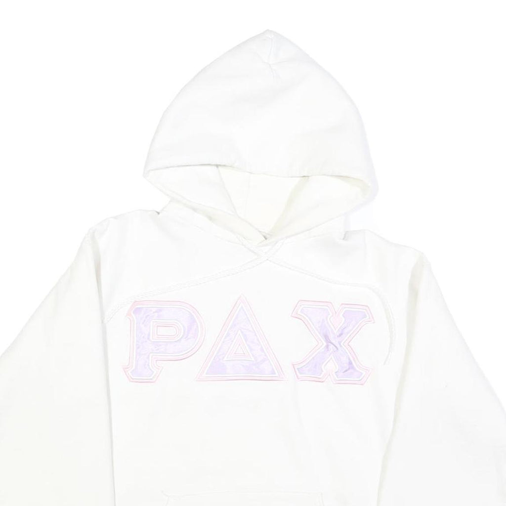 HANES Womens White Hoodie S Cotton Blend Soft Fit Casual Pullover Sweatshirt