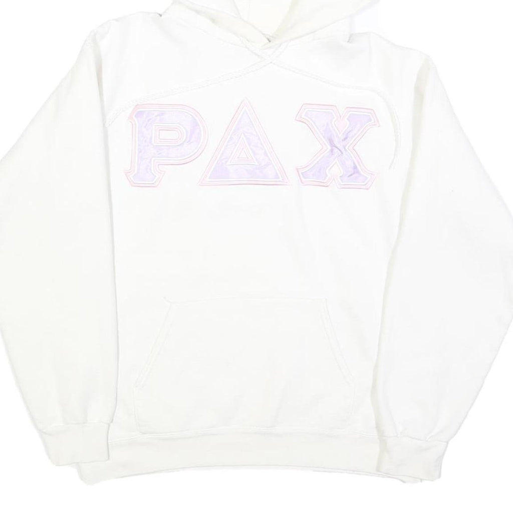 HANES Womens White Hoodie S Cotton Blend Soft Fit Casual Pullover Sweatshirt