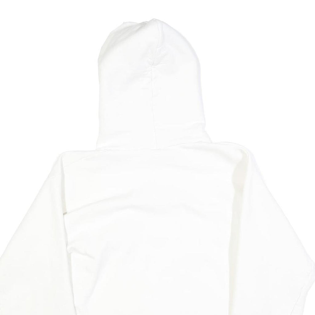 HANES Womens White Hoodie S Cotton Blend Soft Fit Casual Pullover Sweatshirt