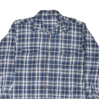 FIELD & STREAM Mens Blue & White Check Shirt XL Casual Cotton Blend Button-Up