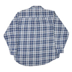 FIELD & STREAM Mens Blue & White Check Shirt XL Casual Cotton Blend Button-Up