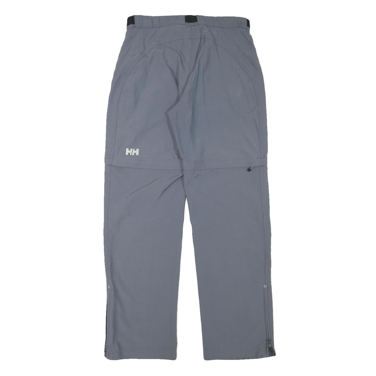 HELLY HANSEN Womens Grey Polyester Blend Regular Fit Straight Leg Trousers W28