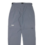 HELLY HANSEN Womens Grey Polyester Blend Regular Fit Straight Leg Trousers W28