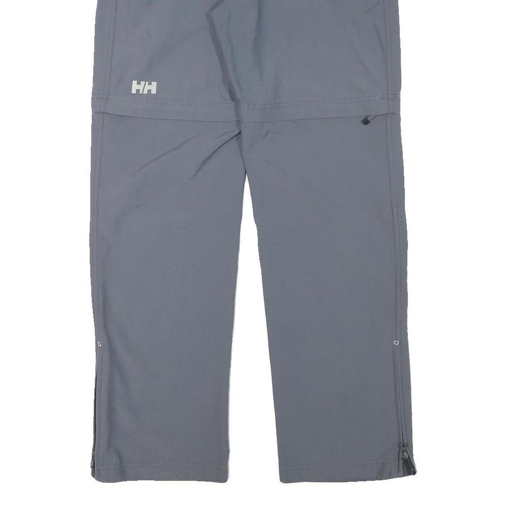 HELLY HANSEN Womens Grey Polyester Blend Regular Fit Straight Leg Trousers W28