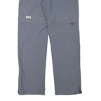 HELLY HANSEN Womens Grey Polyester Blend Regular Fit Straight Leg Trousers W28