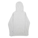 CHAMPION Mens Grey Hoodie S Cotton Blend Pullover Logo Casual Comfort Wear