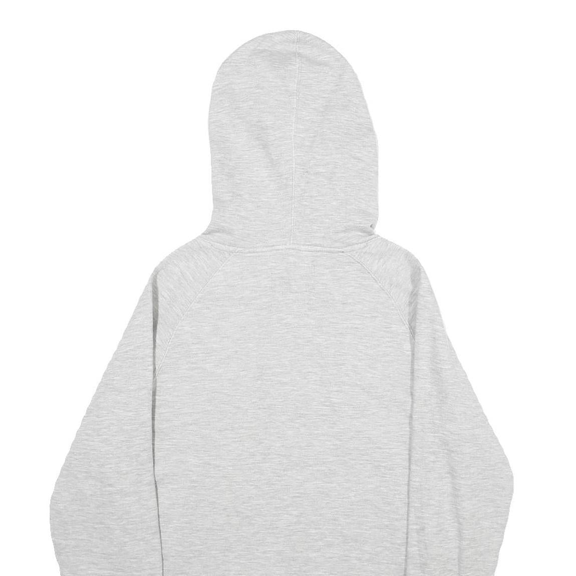 CHAMPION Mens Grey Hoodie S Cotton Blend Pullover Logo Casual Comfort Wear