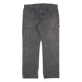DICKIES Mens Cotton Blend Black Relaxed Straight Trousers W36 L29 Workwear