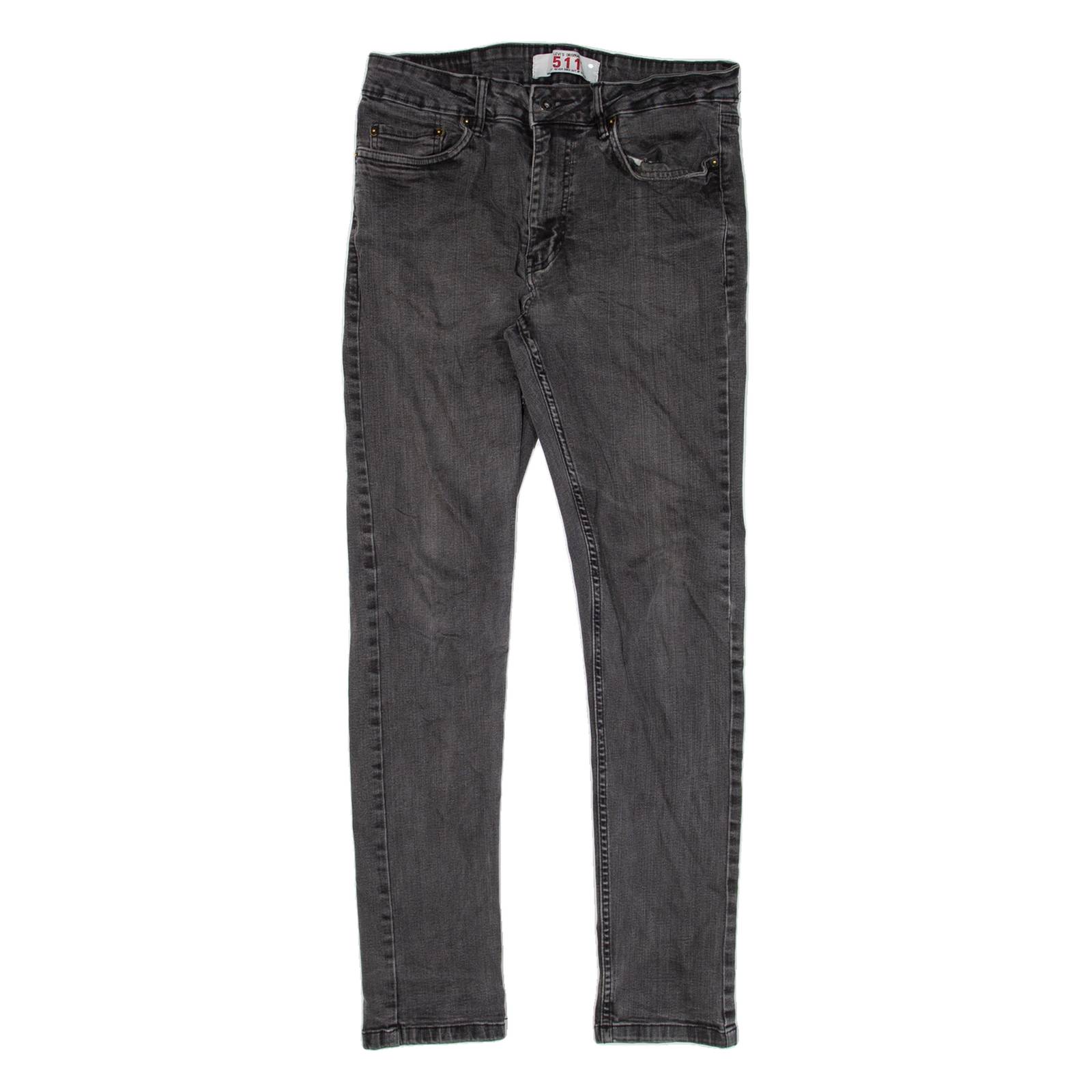 LEVI'S Womens Jeans Grey Slim Skinny W29 L28