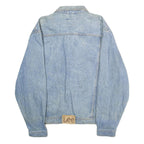 LEE Mens Blue Denim Button Cotton Jacket L Casual Vintage Style