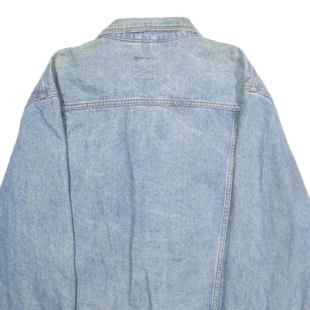 LEE Mens Blue Denim Button Cotton Jacket L Casual Vintage Style